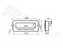 Accu capaciteits-meter/-display groen